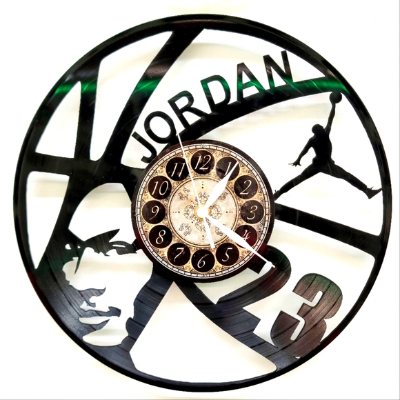SPOT51.COM Other - MICHAEL JORDAN vinyl record clock